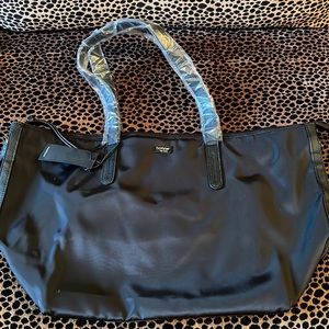 Botkier NY Bond Tote in Black w Silver Zipper Trim